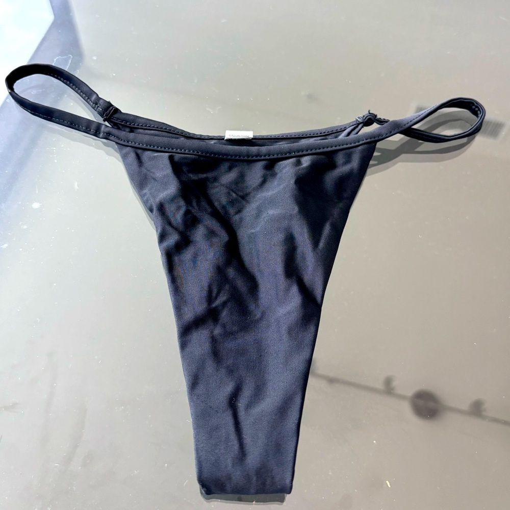 Black Thong Bikini Small